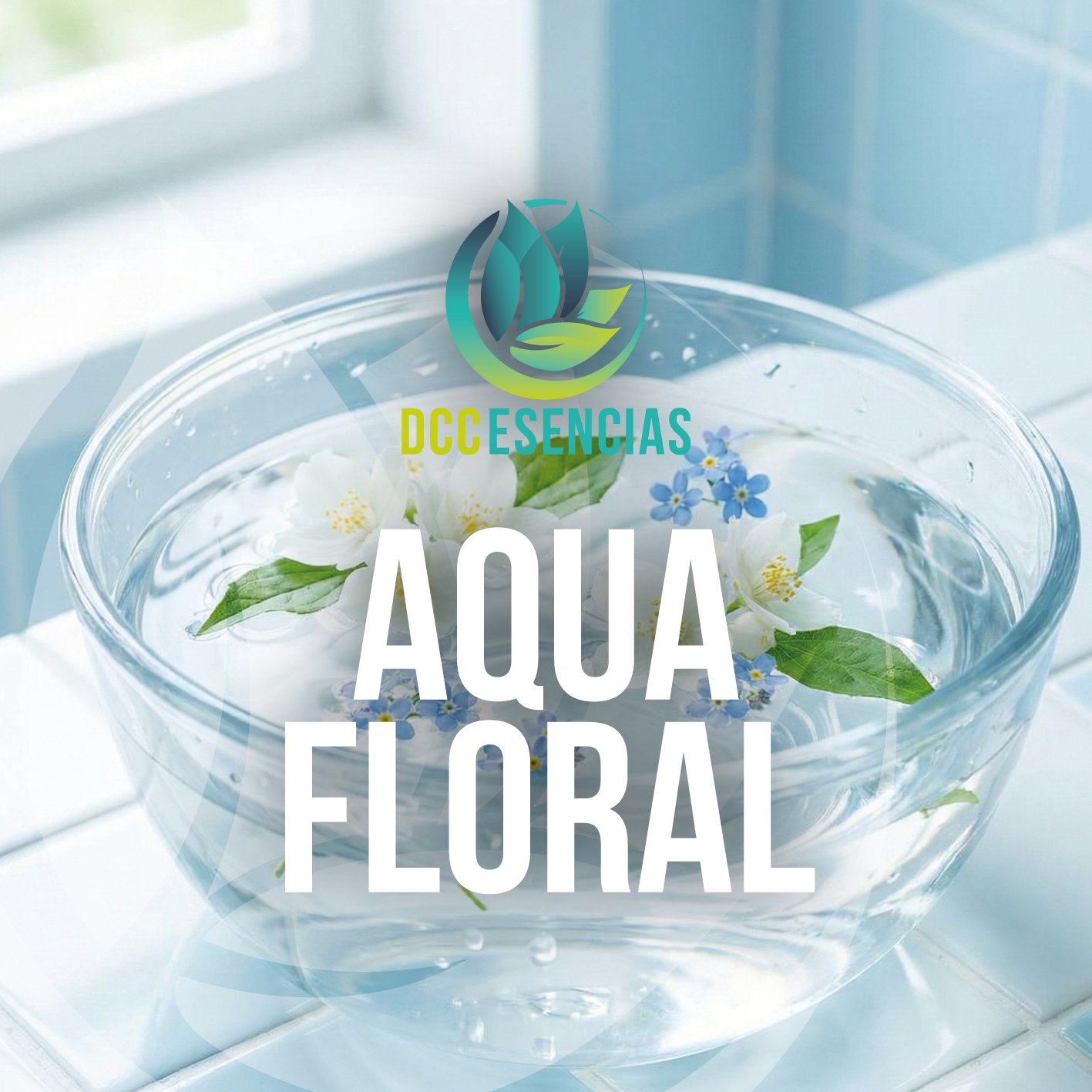 Aqua Floral